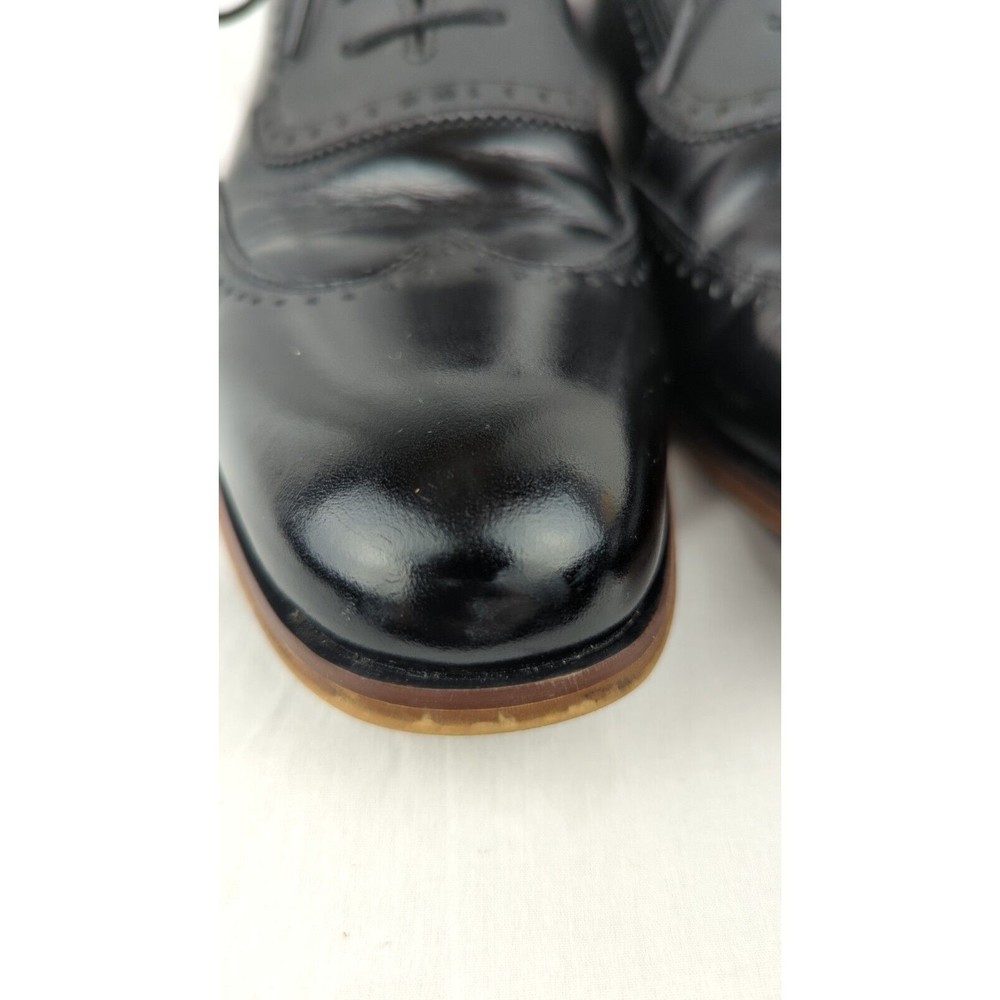 Stacy Adams Men's Sullivan Wingtip Oxford Dress Shoes Memory Foam Black 8.5 - Picture 10 of 16